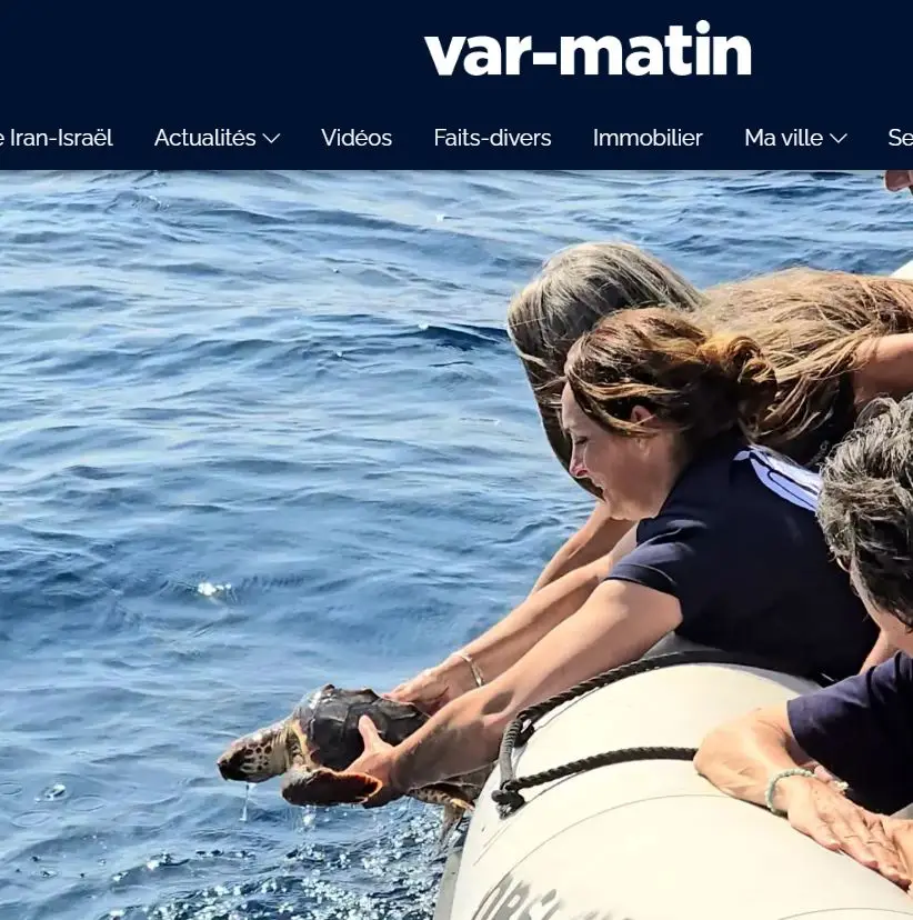 Article de Var Matin - relâcher de CC27